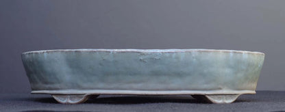 Bonsai Pot Tokoname Shuho Glazed Mokko Width 43.1 cm (16.97 in.) Large