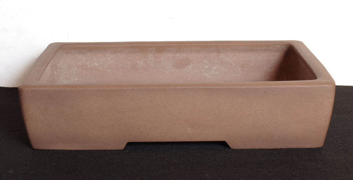 Bonsai Pot Tokoname Zenigo Unglazed Rectangular Width 40.5 cm (15.94 inches)