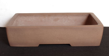 Bonsai Pot Tokoname Zenigo Unglazed Rectangular Width 40.5 cm (15.94 inches)