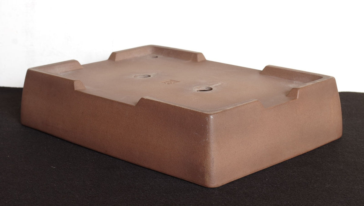 Bonsai Pot Tokoname Zenigo Unglazed Rectangular Width 40.5 cm (15.94 inches)