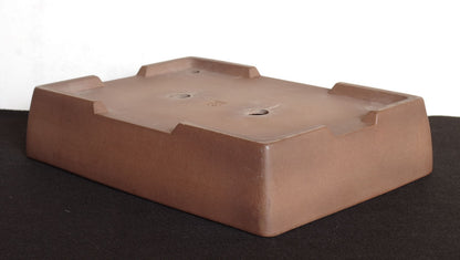 Bonsai Pot Tokoname Zenigo Unglazed Rectangular Width 40.5 cm (15.94 inches)