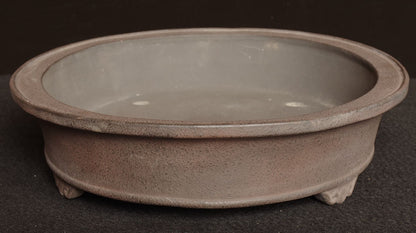 Bonsai Pot Tokoname Shibata Keizan Oval Width 39.9 cm (15.71 inches)
