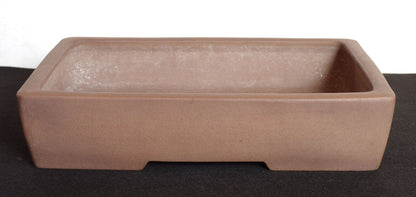 Bonsai Pot Tokoname Zenigo Unglazed Rectangular Width 40.5 cm (15.94 inches)