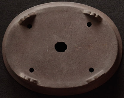 Bonsai Pot Tokoname Shibata Keizan Oval Width 39.9 cm (15.71 inches)