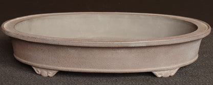 Bonsai Pot Tokoname Shibata Keizan Oval Width 39.9 cm (15.71 inches)