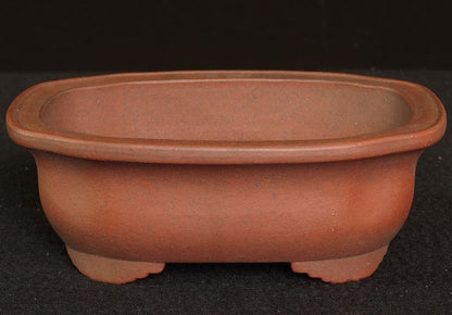Tokoname Bonsai Pot Zenigo Unglazed MOKKO Width 18.0 cm (7.09 in) w/Tracking