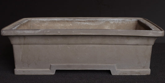 Bonsai Pot Large Vtg Unglazed Rectangular Width 46.2 cm (18.19 inches)