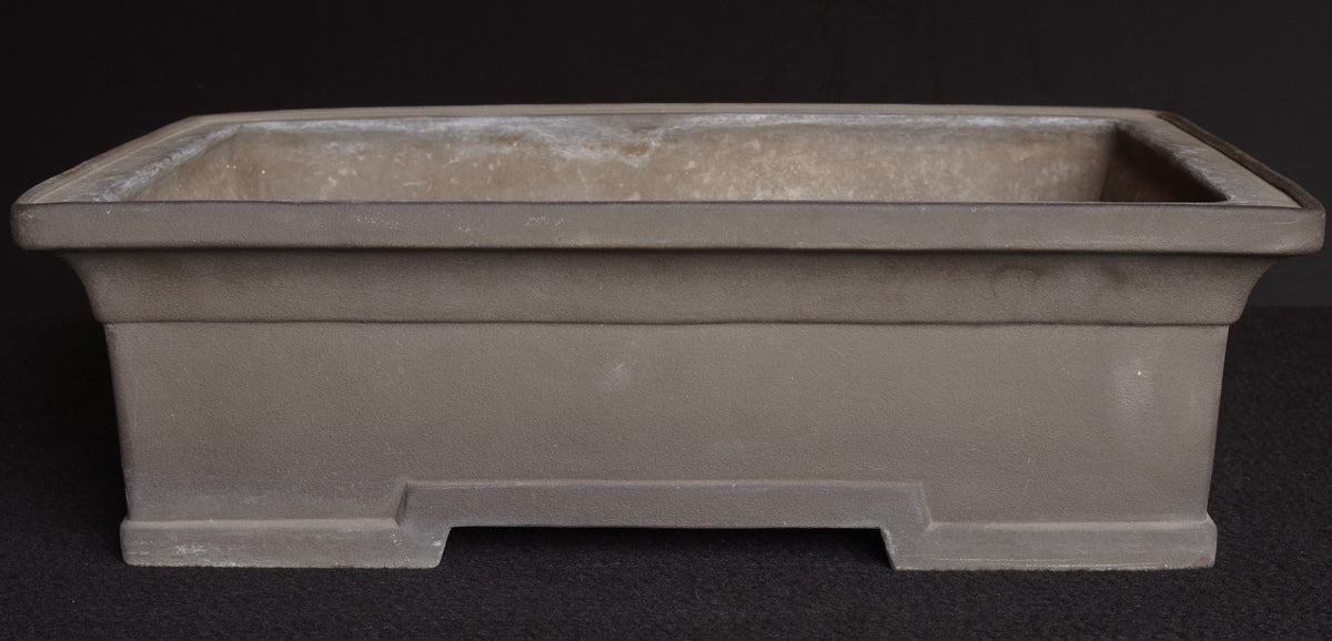 Bonsai Pot Large Vtg Unglazed Rectangular Width 46.2 cm (18.19 inches)