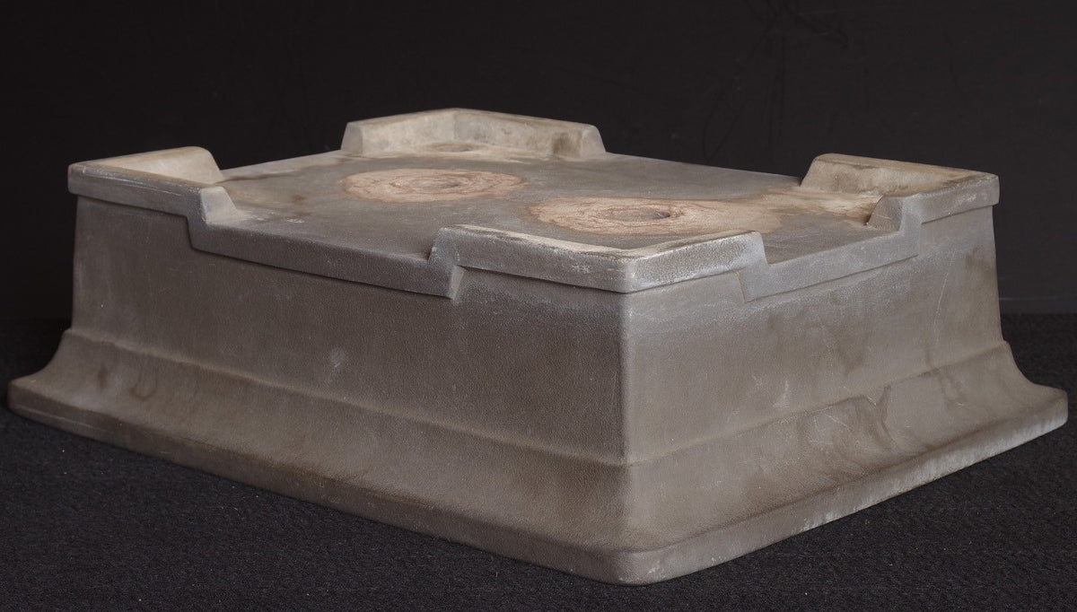 Bonsai Pot Large Vtg Unglazed Rectangular Width 46.2 cm (18.19 inches)