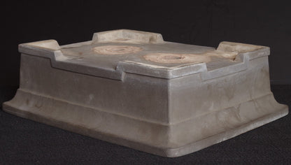 Bonsai Pot Large Vtg Unglazed Rectangular Width 46.2 cm (18.19 inches)